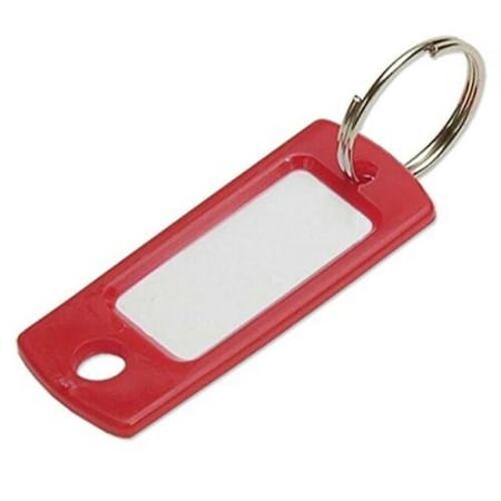 LuckyLine: ID TAG W/RING RED